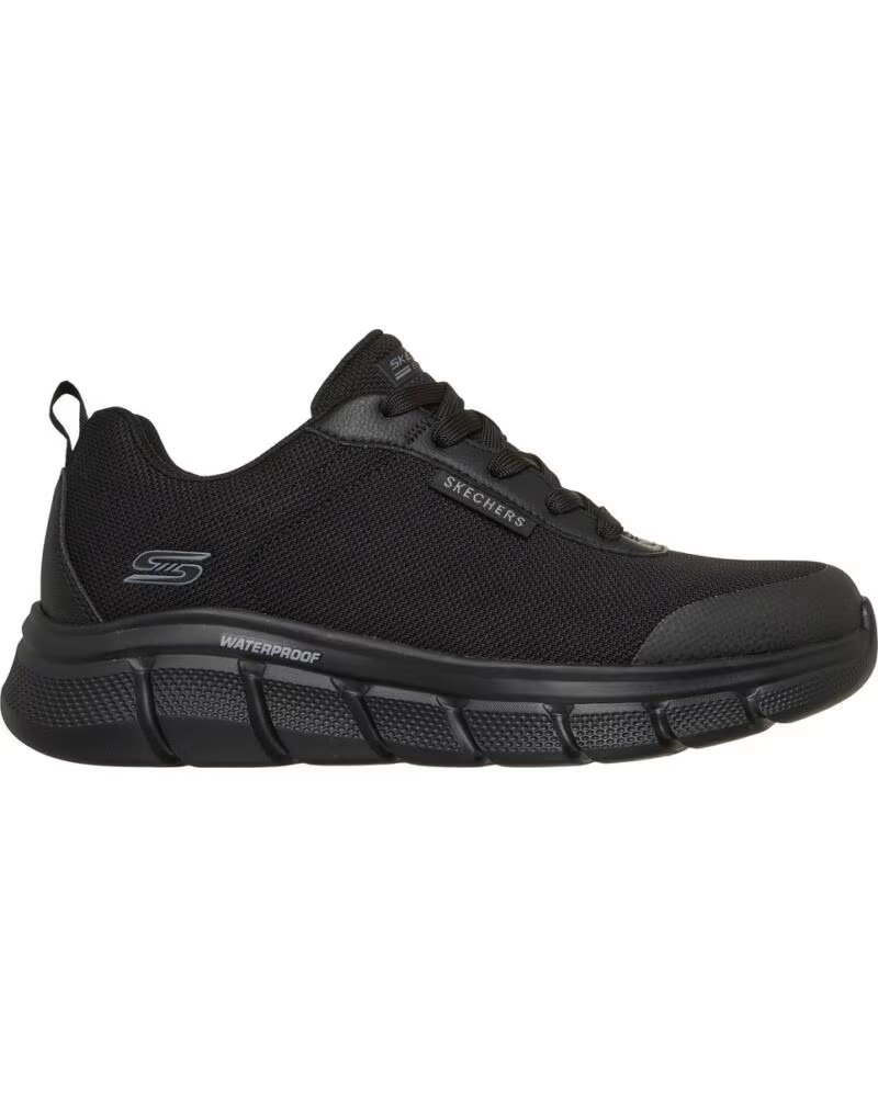 SKECHERS BOBS B FLEX RAINY EDGE ZAPATILLAS IMPERMEABLES NEGRO