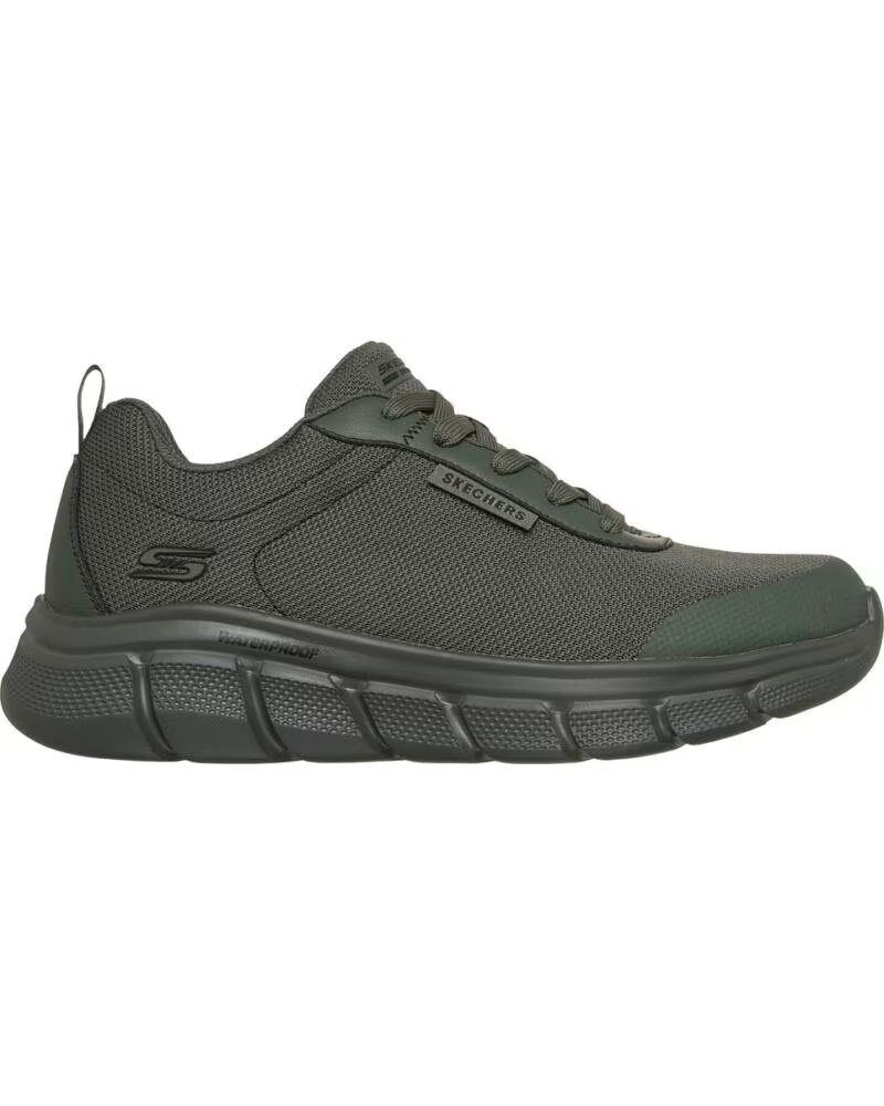 SKECHERS BOBS B FLEX RAINY EDGE KAKI ZAPATILLAS IMPERMEABLES