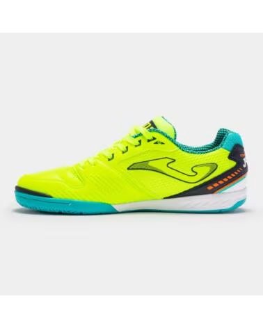ZAPATILLAS JOMA DRIBLING 2309 FLUOR TURQUESA INDOOR AMARILLO