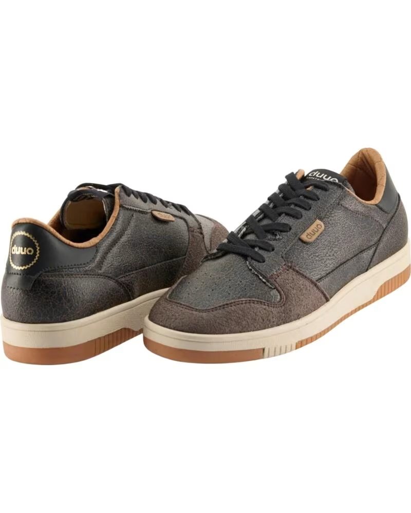 DUUO ZAPATILLAS DE MODA HOMBRE MARRON