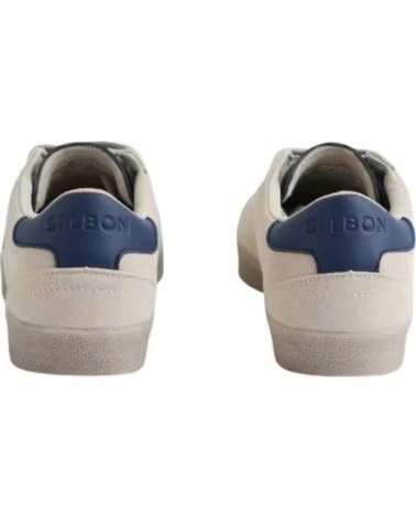 SILBON ZAPATILLAS DE MODA HOMBRE BEIGE