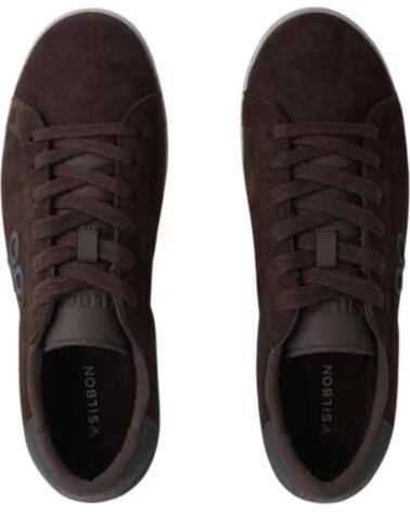 SILBON ZAPATILLAS DE MODA HOMBRE MARRON