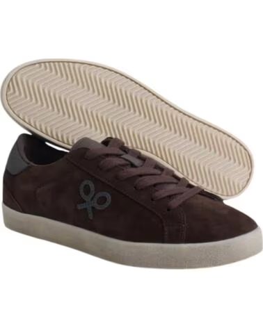 SILBON ZAPATILLAS DE MODA HOMBRE MARRON
