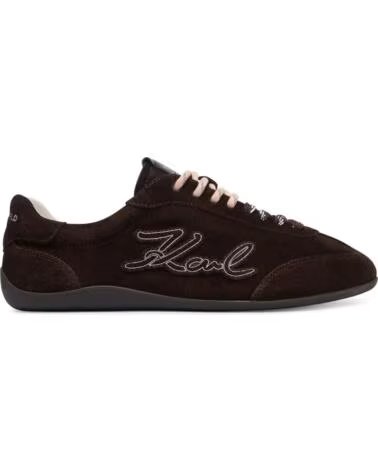 ZAPATILLAS KARL LAGERFELD ALTIA SIGNIA PATCH EMBRO MARRON