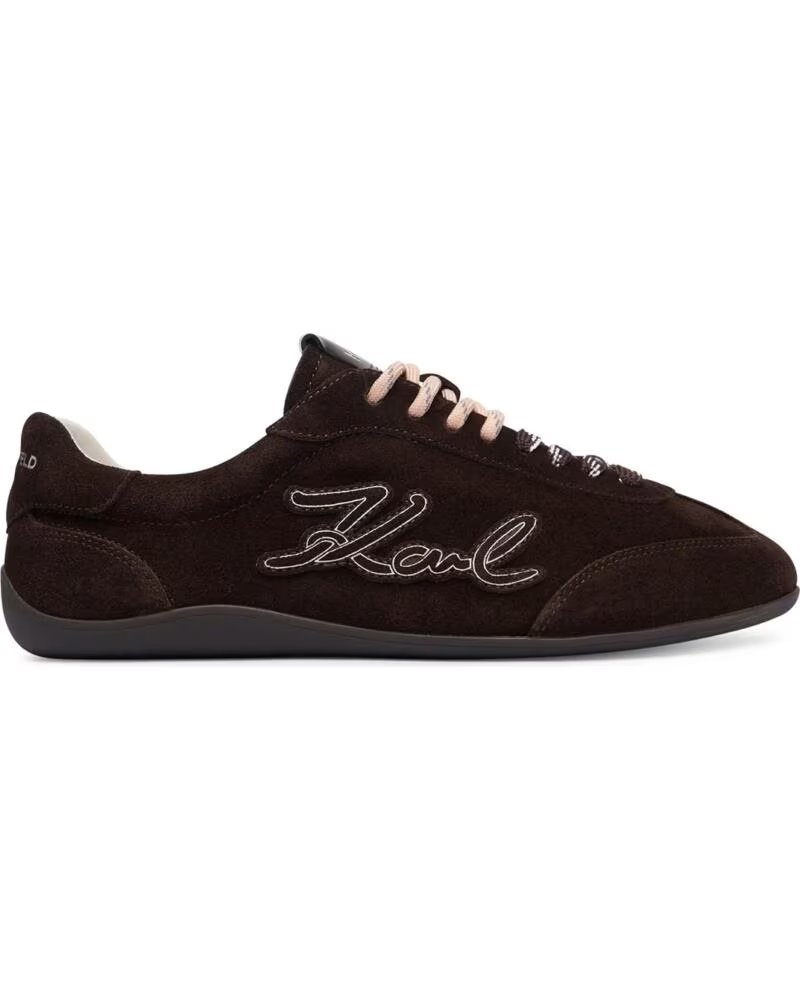 ZAPATILLAS KARL LAGERFELD ALTIA SIGNIA PATCH EMBRO MARRON