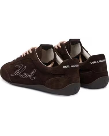 ZAPATILLAS KARL LAGERFELD ALTIA SIGNIA PATCH EMBRO MARRON