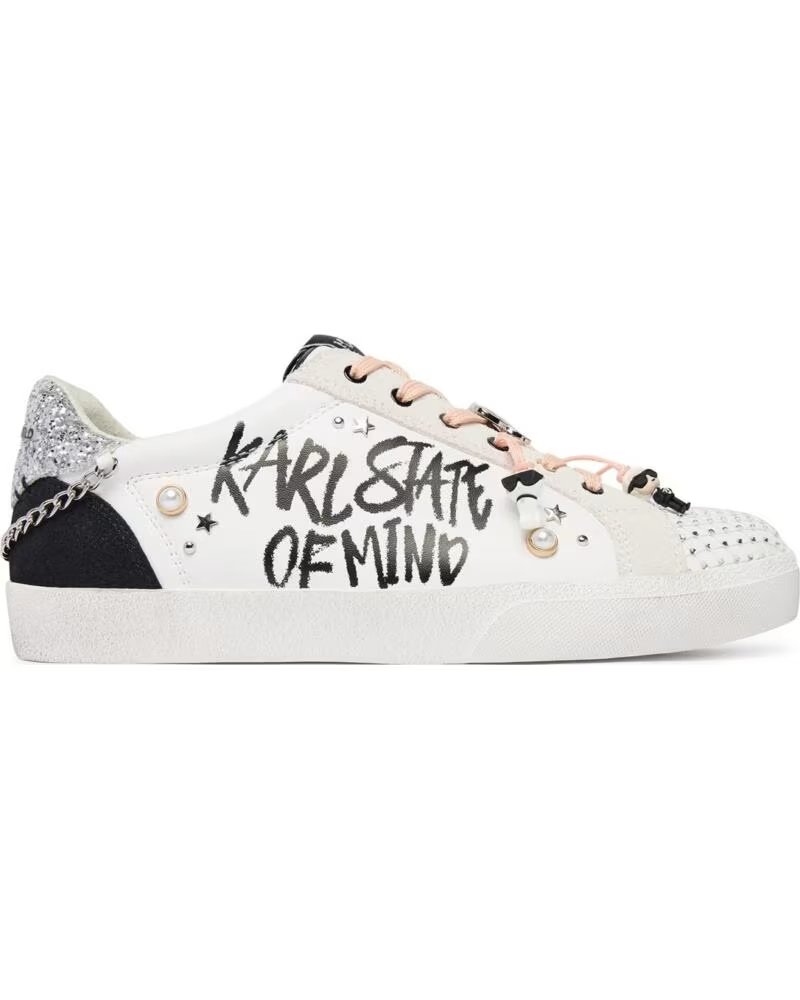 KARL LAGERFELD SKOOL STATE OF MIND LO LACE ZAPATILLAS BLANCAS BLANCO