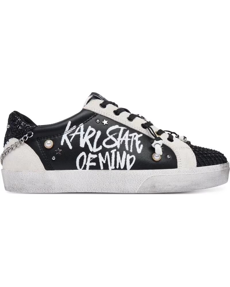 KARL LAGERFELD SKOOL STATE OF MIND LO LACE ZAPATILLAS NEGRAS NEGRO