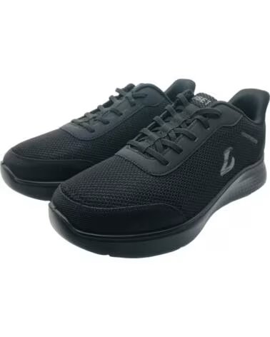 LUISETTI ZAPATILLA CONFORT CALZA-FACIL HOMBRE 39810 NEGRO