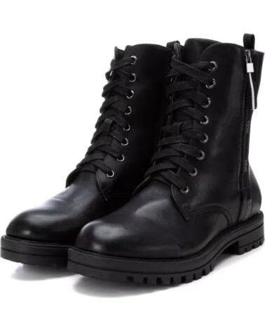 BOTINES DE MUJER XTI 140400 CON CORDONES Y CREMALLERA NEGRO