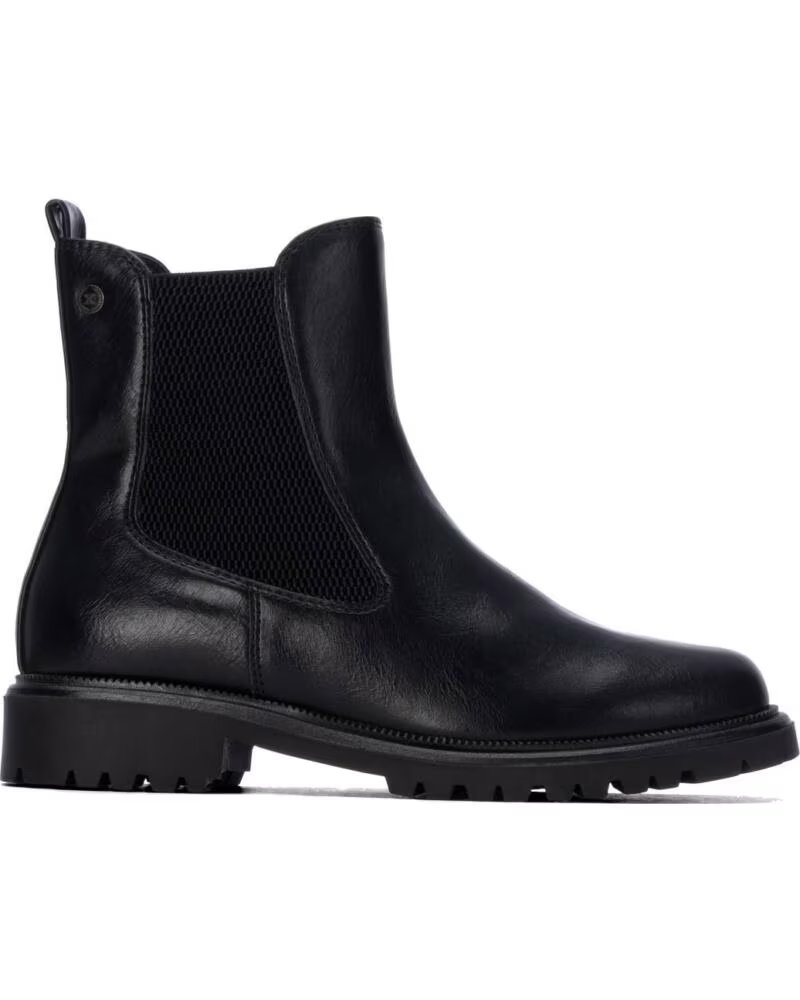 BOTINES CHELSEA XTI 146242 NEGROS DE PIEL SINTÉTICA NEGRO