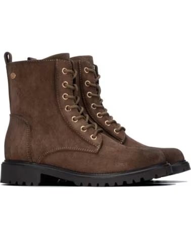 XTI Botas Militares mujer 146243 02 TAUPE