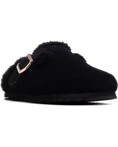 SABOTS XTI 146303 POUR FEMME AVEC BOUCLE ET FOURRURE NEGRO