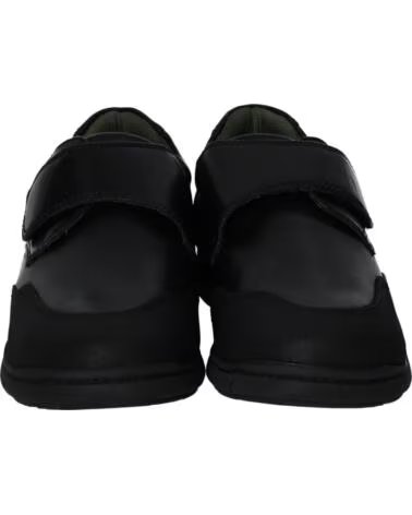 GORILA LEATHER SCHOOL SHOES 33600 WITH VELCRO NEGRO