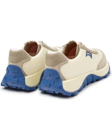 CAMPER DRIFT TRAIL K100864 BASKETS DÉCONTRACTÉES CRÈME ET BLEU CREAMBLUE055