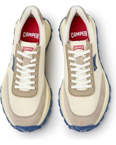 CAMPER DRIFT TRAIL K100864 BASKETS DÉCONTRACTÉES CRÈME ET BLEU CREAMBLUE055