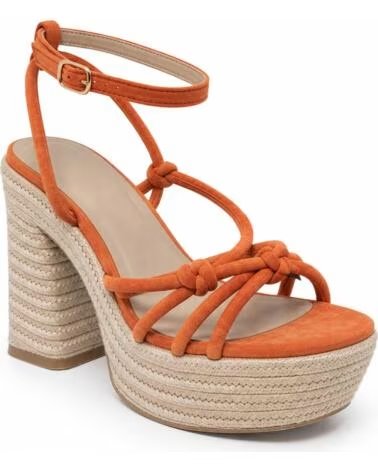 SANDALIAS CON PLATAFORMA MONTEVITA CAPRIZA NARANJA ORANGE