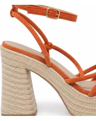 SANDALIAS CON PLATAFORMA MONTEVITA CAPRIZA NARANJA ORANGE