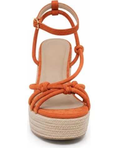 SANDALIAS CON PLATAFORMA MONTEVITA CAPRIZA NARANJA ORANGE
