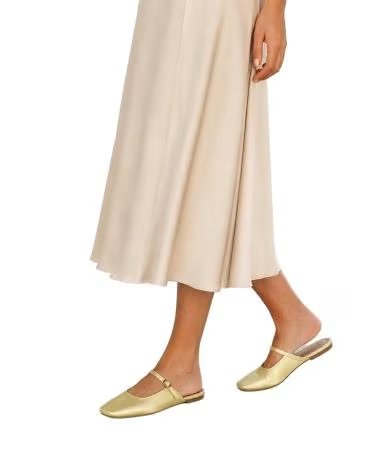 MONTEVITA LUCCAZA FLACHE SCHUHE MULES GELB YELLOW