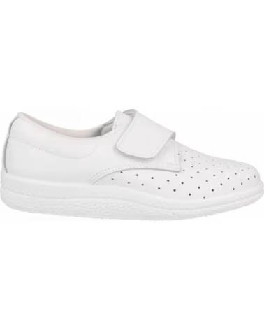 POSTIGO SAPATO ANATÓMICO FECHADO COM VELCRO PARA MULHER MODELO 1 BRANCO BLANCO