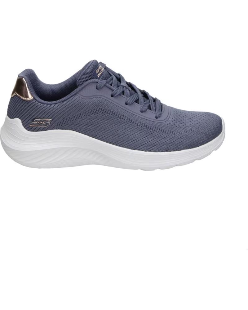 SKECHERS Zapatillas Bobs Sport Squad Waves - Current Look Dark Navy en gris para mujer DARK NAVY KNIT