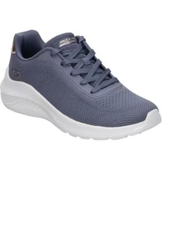 SKECHERS Zapatillas Bobs Sport Squad Waves - Current Look Dark Navy en gris para mujer DARK NAVY KNIT