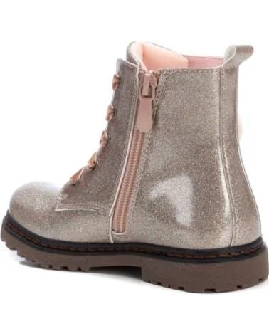 BOTTINES ENFANT XTI 150659 NUDE À PAILLETTES ET POMPONS