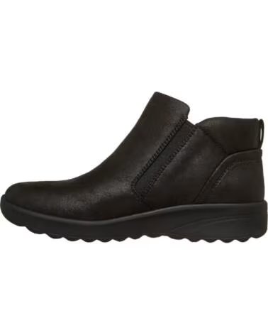 SKECHERS 158952 BOTINS VEGANOS FEMININOS COM FECHO ÉCLAIR PRETO NEGRO