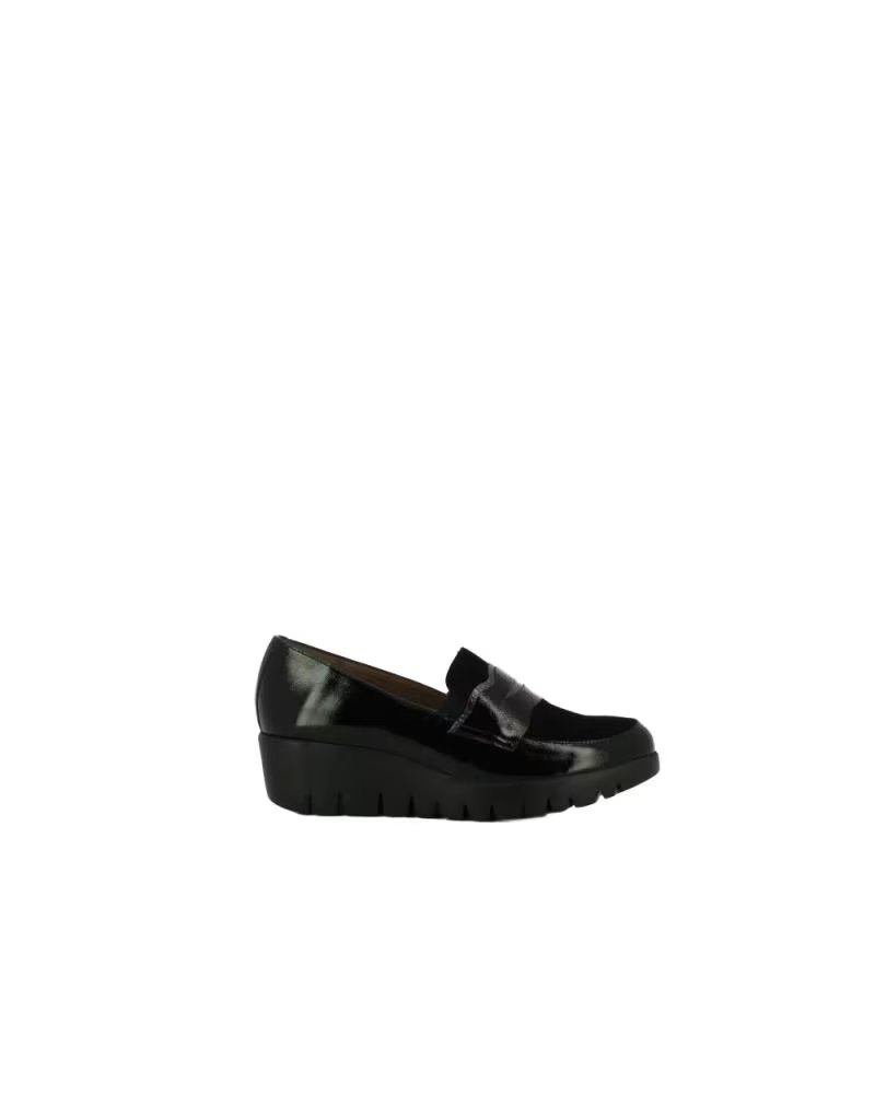 WONDERS C-33360 MOCASINES NEGROS DE MUJER NEGRO