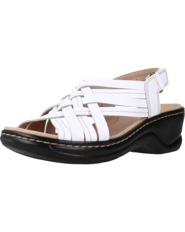 Sandalias de Mujer CLARKS LEXI CARMEN LEATHER BLANCO