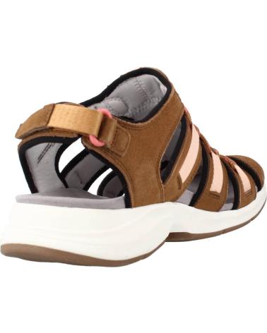 Sandales pour Femme CLARKS SOLAN SAIL COMBI MARRON