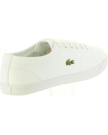 Sportif pour Femme et Fille et Garçon LACOSTE 29SPJ0112 RIBERAC 21G WHT-WHT