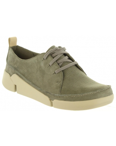 Woman shoes CLARKS 26136657 TRI CLARA  KHAKI NUBUCK