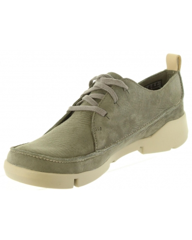 Woman shoes CLARKS 26136657 TRI CLARA  KHAKI NUBUCK