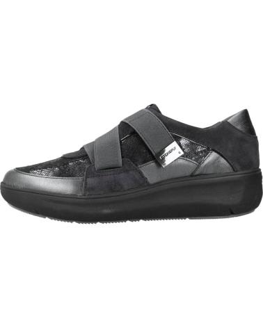 Zapatos STONEFLY  de Mujer ROCK 11 LAMINATED LTH-VEL  GRIS