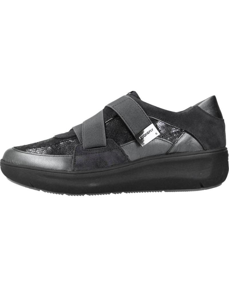 Schuhe STONEFLY  für Damen ROCK 11 LAMINATED LTH-VEL  GRIS