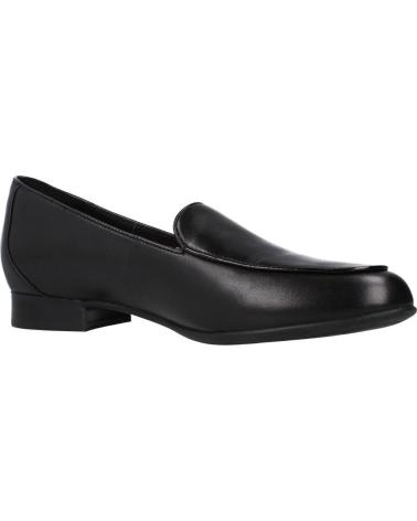 Mocasines de Mujer CLARKS UN BLUSH EASE BLACK LEATHE NEGRO