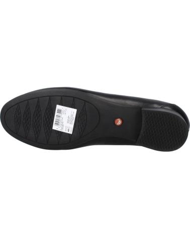 Mocasines de Mujer CLARKS UN BLUSH EASE BLACK LEATHE NEGRO