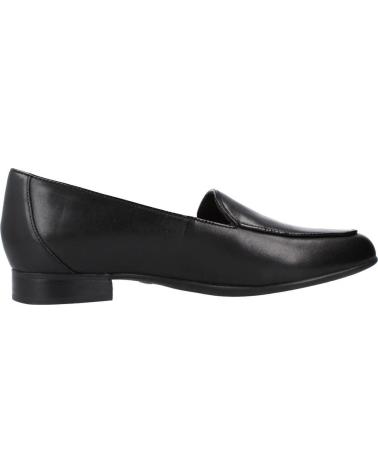 Mocasines de Mujer CLARKS UN BLUSH EASE BLACK LEATHE NEGRO