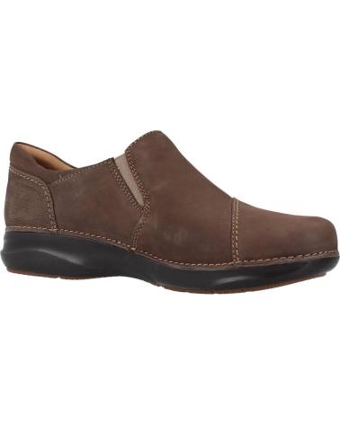 Woman shoes CLARKS APPLEY ZIP MARRON