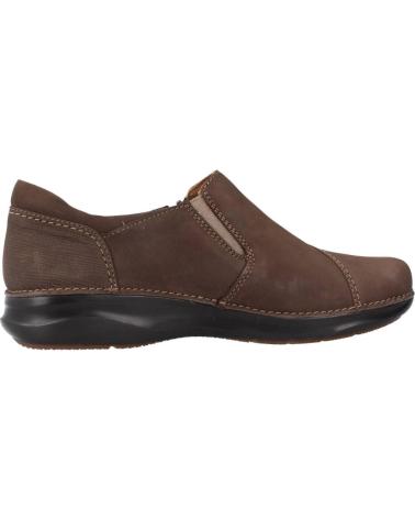 Woman shoes CLARKS APPLEY ZIP MARRON
