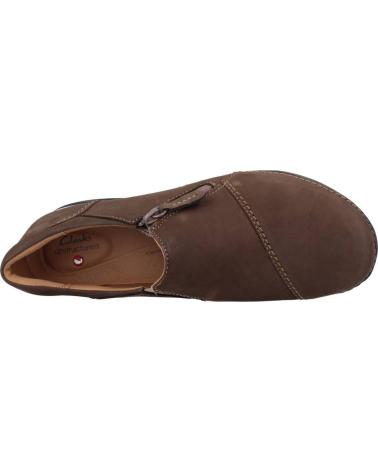 Woman shoes CLARKS APPLEY ZIP MARRON