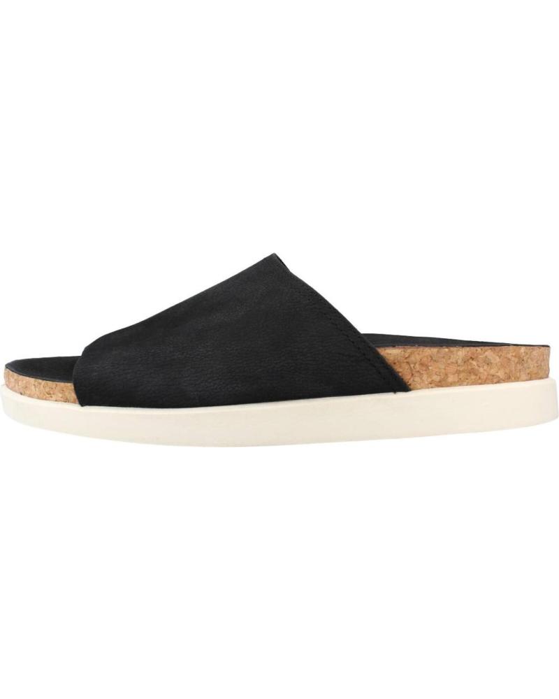 Man Sandals CLARKS SUNDER SLIDE  NEGRO