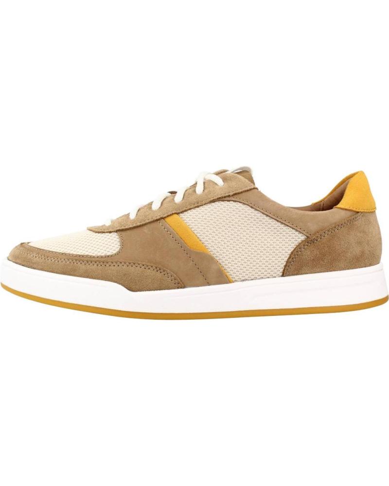 Zapatillas deporte CLARKS  de Hombre BIZBY LACE  MARRON CLARO