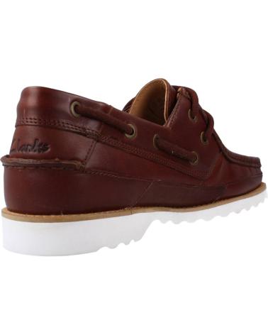 Sapatos de Homem CLARKS DURLEIGH SAIL MARRON