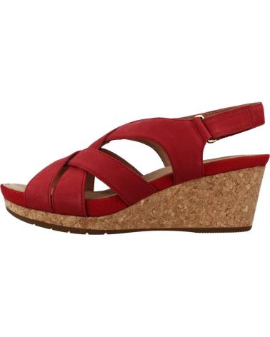 Sandalias de Mujer CLARKS UN CAPRI STEP ROJO