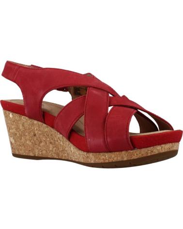 Sandalias de Mujer CLARKS UN CAPRI STEP ROJO