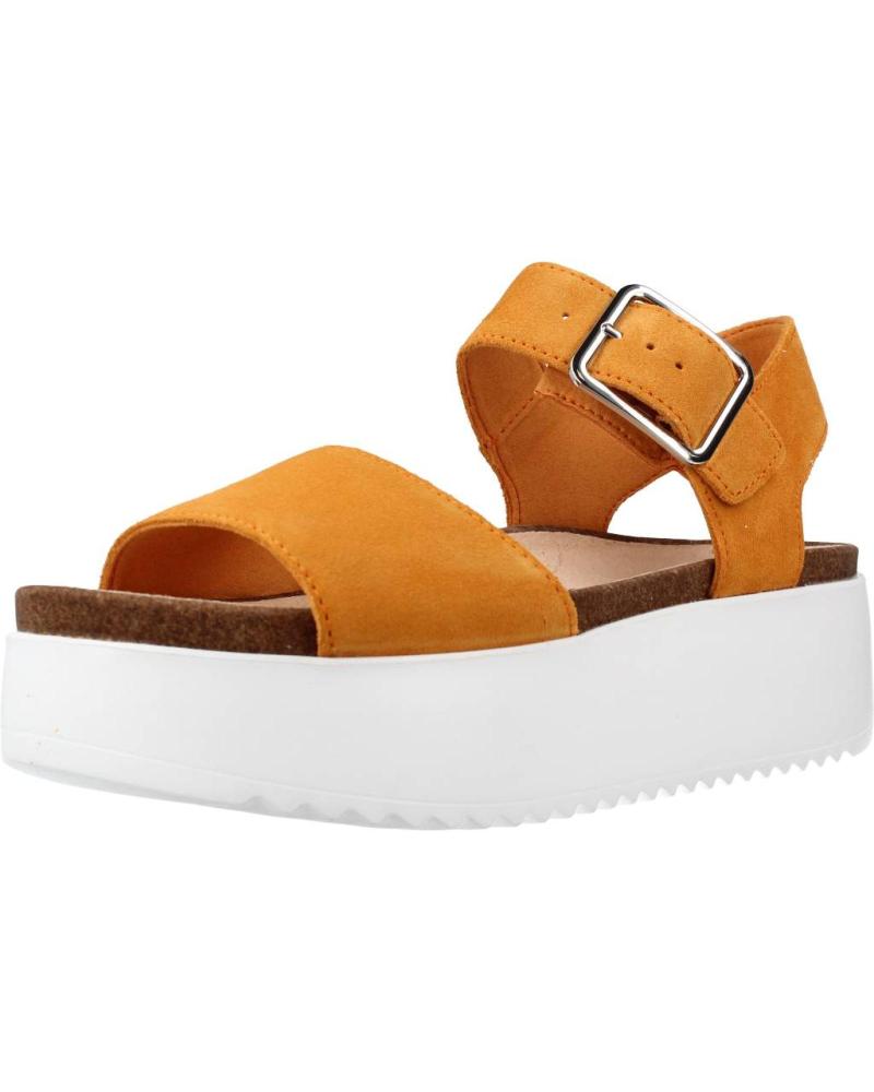 Woman Sandals CLARKS BOTANIC STRAP NARANJA