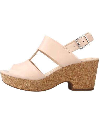 Woman Sandals CLARKS 121560  NUDE